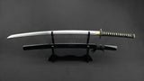 "Warrior's Rage" (Black) Hand Forged Katana In Clay Tempered 1060 HCS Katana - Tophatter Daily Deals