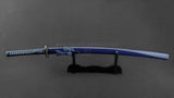 Deluxe "Warrior's Rage" (Blue) Hand Forged Katana In Clay Tempered 1060 HCS Katana - Tophatter Daily Deals