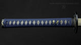 Deluxe "Warrior's Rage" (Blue) Hand Forged Katana In Clay Tempered 1060 HCS Katana - Tophatter Daily Deals
