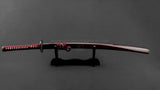 "Warrior's Rage" (Red) Hand Forged Katana In Clay Tempered 1060 HCS Katana - Tophatter Daily Deals