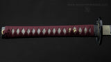"Warrior's Rage" (Red) Hand Forged Katana In Clay Tempered 1060 HCS Katana - Tophatter Daily Deals