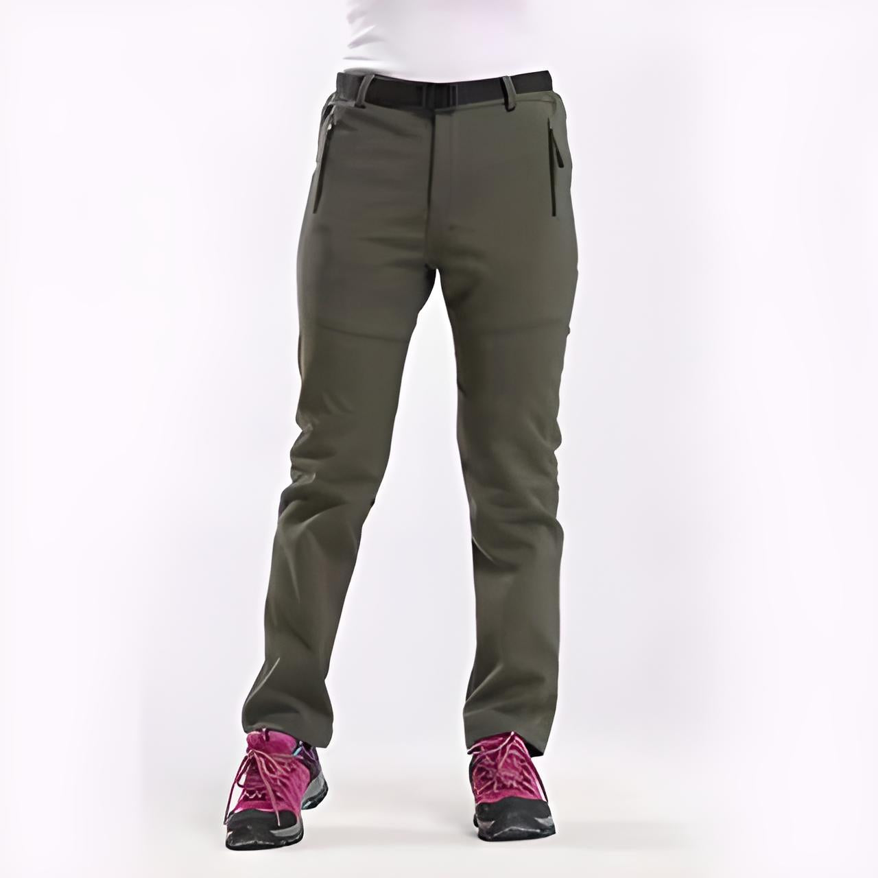 Waterproof women’s hiking pants – elastic, breathable, for outdoor activities dark green hiking pants - Tophatter Daily Deals