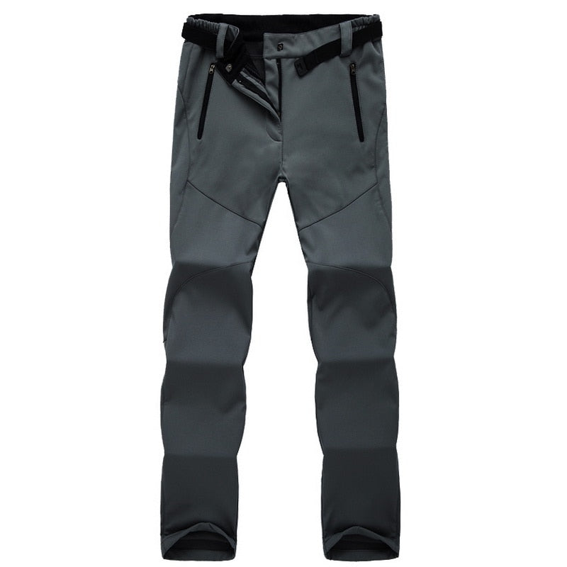 Waterproof & Breathable women’s hiking pants – elastic fit, durable material, for trekking and outdoor activities Gray Women's outdoor trousers - Tophatter Daily Deals