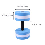 Water Weights for Pool - Exercise Foam Dumbbell Water Dumbbells for Water Aerobics Dumbbeells - Tophatter Daily Deals