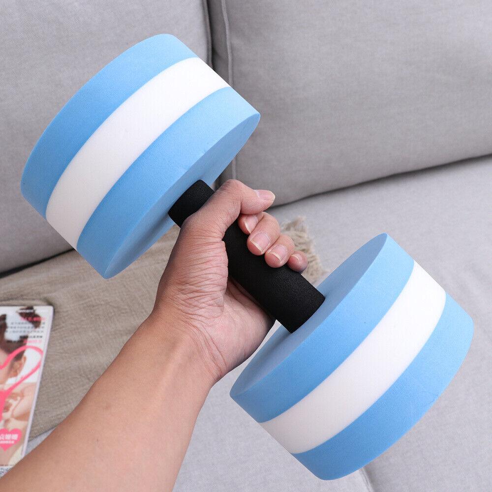 Water Weights for Pool - Exercise Foam Dumbbell Water Dumbbells for Water Aerobics Dumbbeells - Tophatter Daily Deals