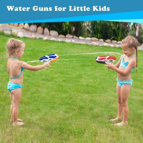 Most Powerful Water Gun UK - FOSUBOO Water Guns, 4 Pack Water Pistols for Kids Sports Toys - Tophatter Daily Deals