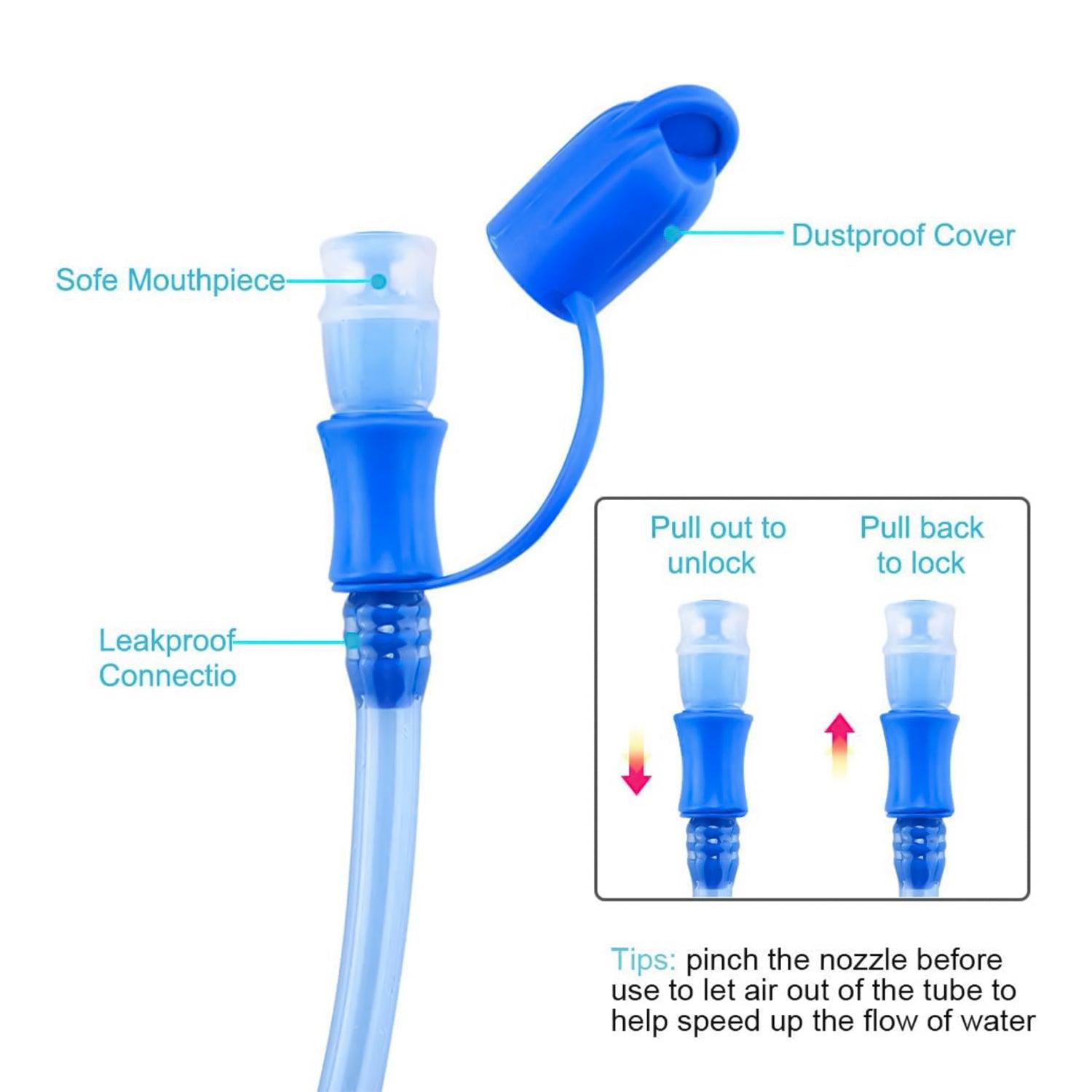 Backpack With Water Bladder - 2L Hydration Backpack Cycling Hiking Running Travel Sports & Outdoor - Tophatter Daily Deals