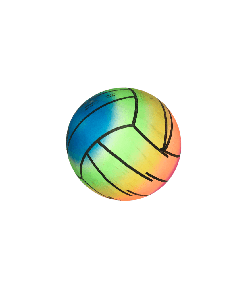 Inflatable Beach Ball - Outdoor Beach Volley Ball Pool Ball Rainbow Water Polo Sports & Outdoor - Tophatter Daily Deals
