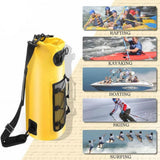 Waterproof Backpack UK - Scuba, Kayaking, Boating Waterproof 10L Dry Bag, Shoulder Strap and Carry Handle Outdoor Recreation - Tophatter Daily Deals