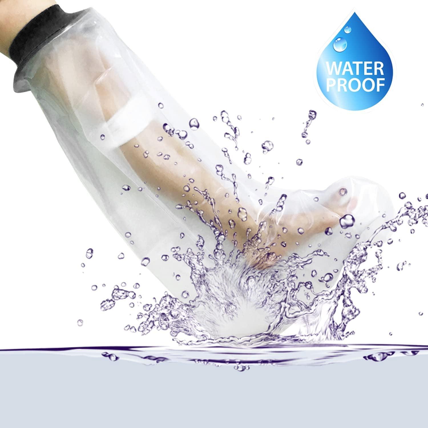 Waterproof Cast Cover Leg - Half Leg Cast Protector Cover for Shower Foot Protector Bandage Personal Care - Tophatter Daily Deals