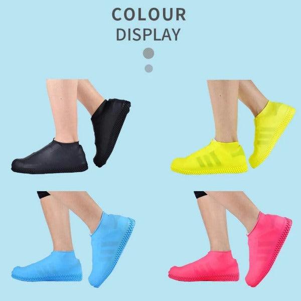 Silicone Shoe Cover - Resistant Silicone Overshoes Rain Waterproof Shoe Covers Boot Cover Protector Apparel & Accessories - Tophatter Daily Deals