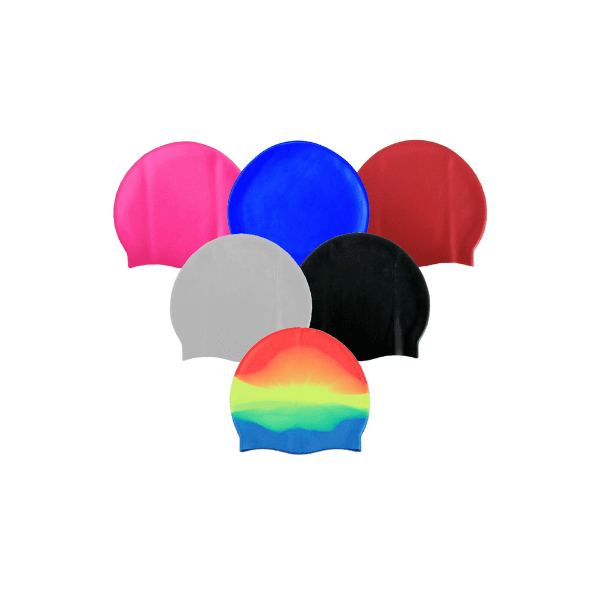 Waterproof Swimming Cap - Swimming Hat Waterproof Silicone Shower Pool Cap | High Quality Silicone Swimming Caps | One Size Fits All Swimming - Tophatter Daily Deals