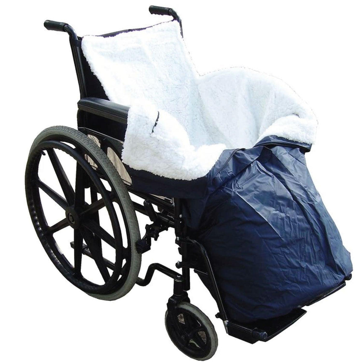 Waterproof Wheelchair Blanket - Mobility Scooter Cover Full Weather Protection Navy Cosy Aidapt Personal Care - Tophatter Daily Deals