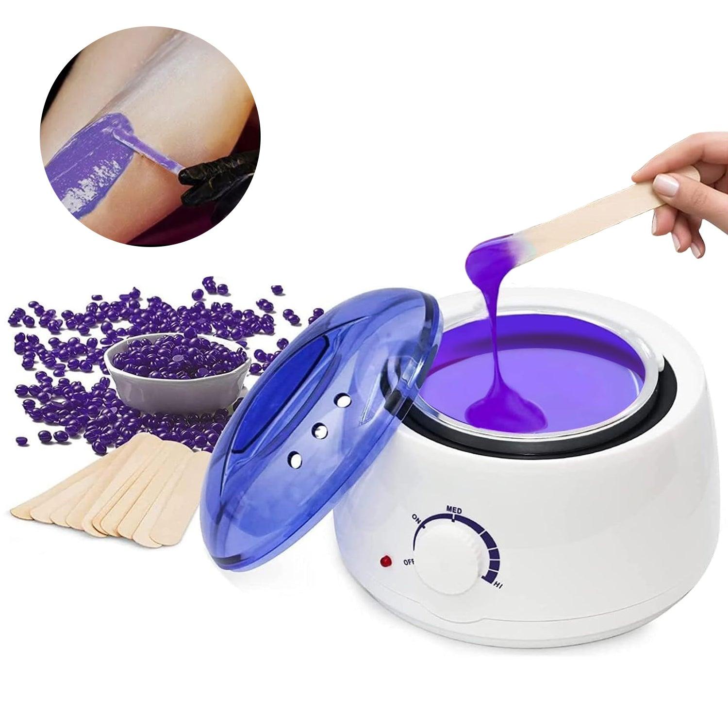 Wax Heater Warmer - Waxing Kit Depilatory Wax Beans Body Hair Removal Personal Care - Tophatter Daily Deals