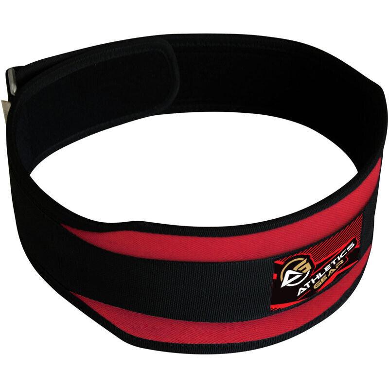 Weightlifting Belts UK - Gym Back Support Power Training Work Fitness Lumber Pain Red Exercise & Fitness - Tophatter Daily Deals