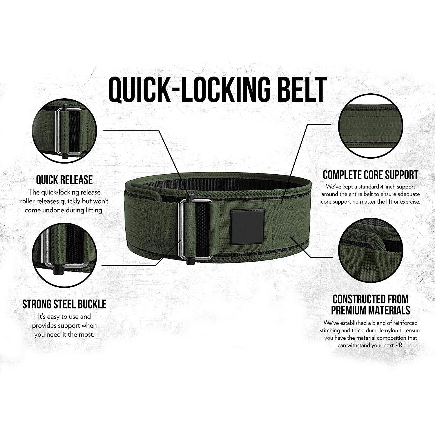 Powerlifting Belt UK - Weight Lifting Belt Gym Back Support Strap Workout Brace Exercise & Fitness - Tophatter Daily Deals