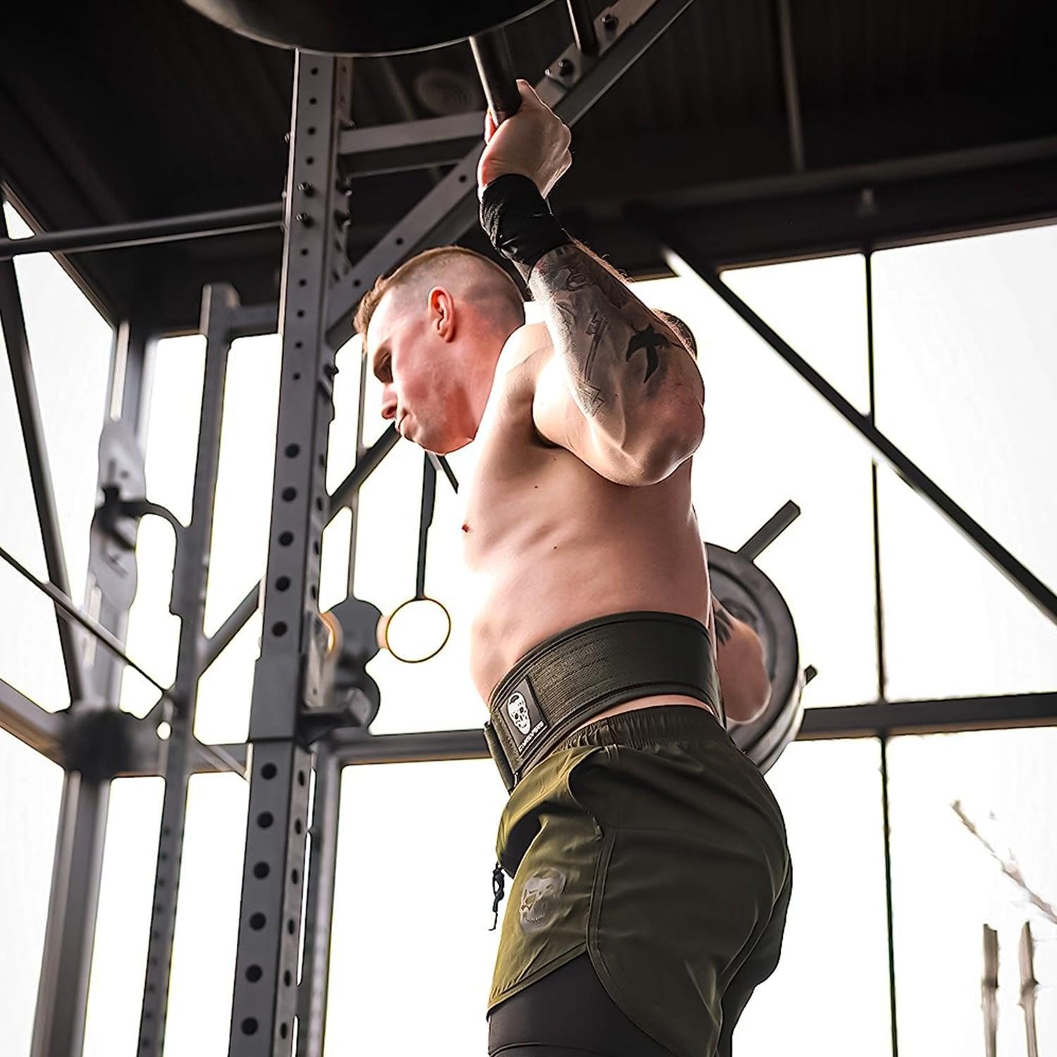 Powerlifting Belt UK - Weight Lifting Belt Gym Back Support Strap Workout Brace Exercise & Fitness - Tophatter Daily Deals