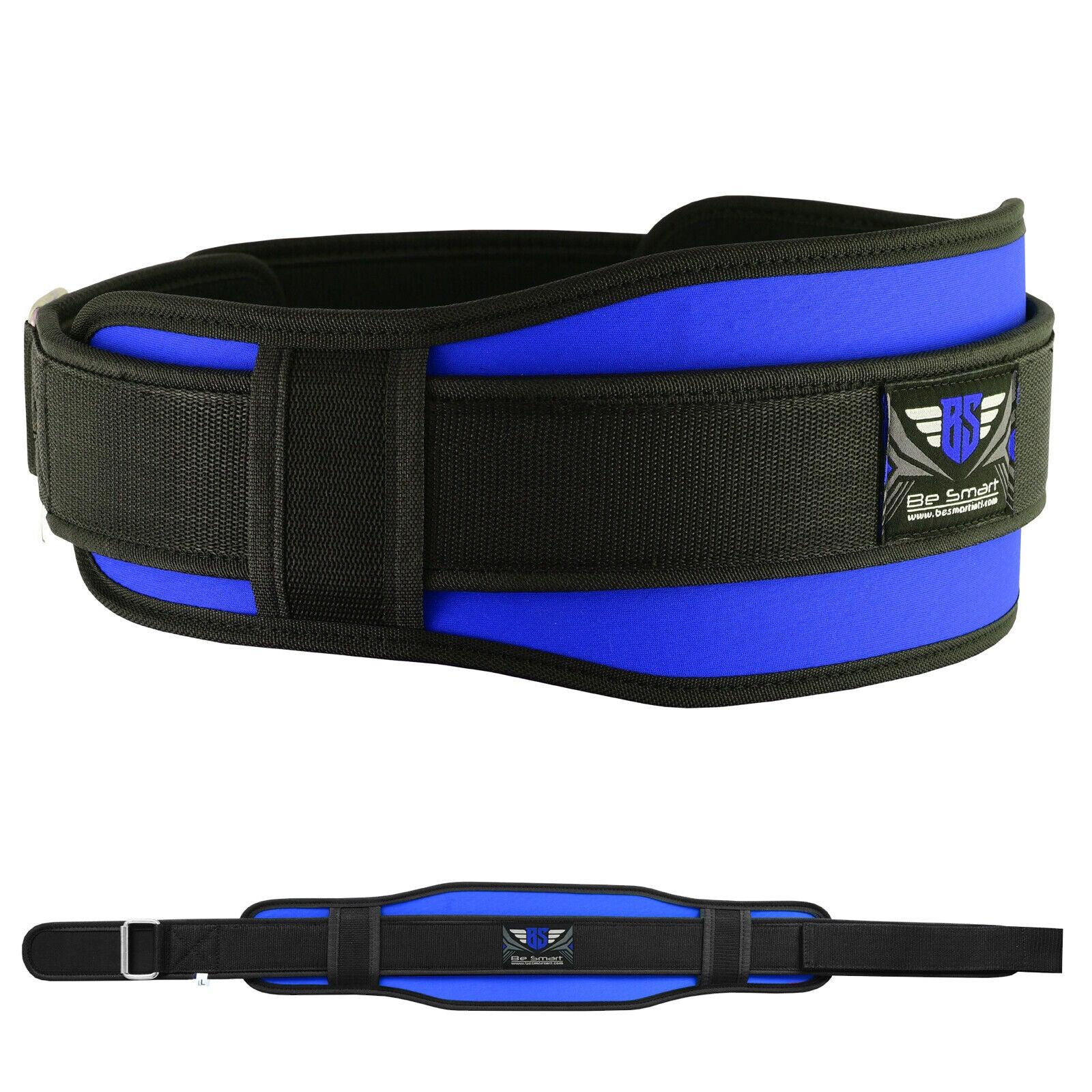 Best Weight Lift Belt - Gym Training Back Support Neoprene Lumber Pain Fitness Blue Exercise & Fitness - Tophatter Daily Deals