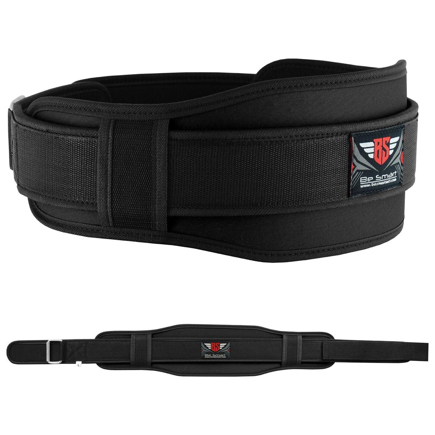Best Weight Lift Belt - Gym Training Back Support Neoprene Lumber Pain Fitness Black Exercise & Fitness - Tophatter Daily Deals