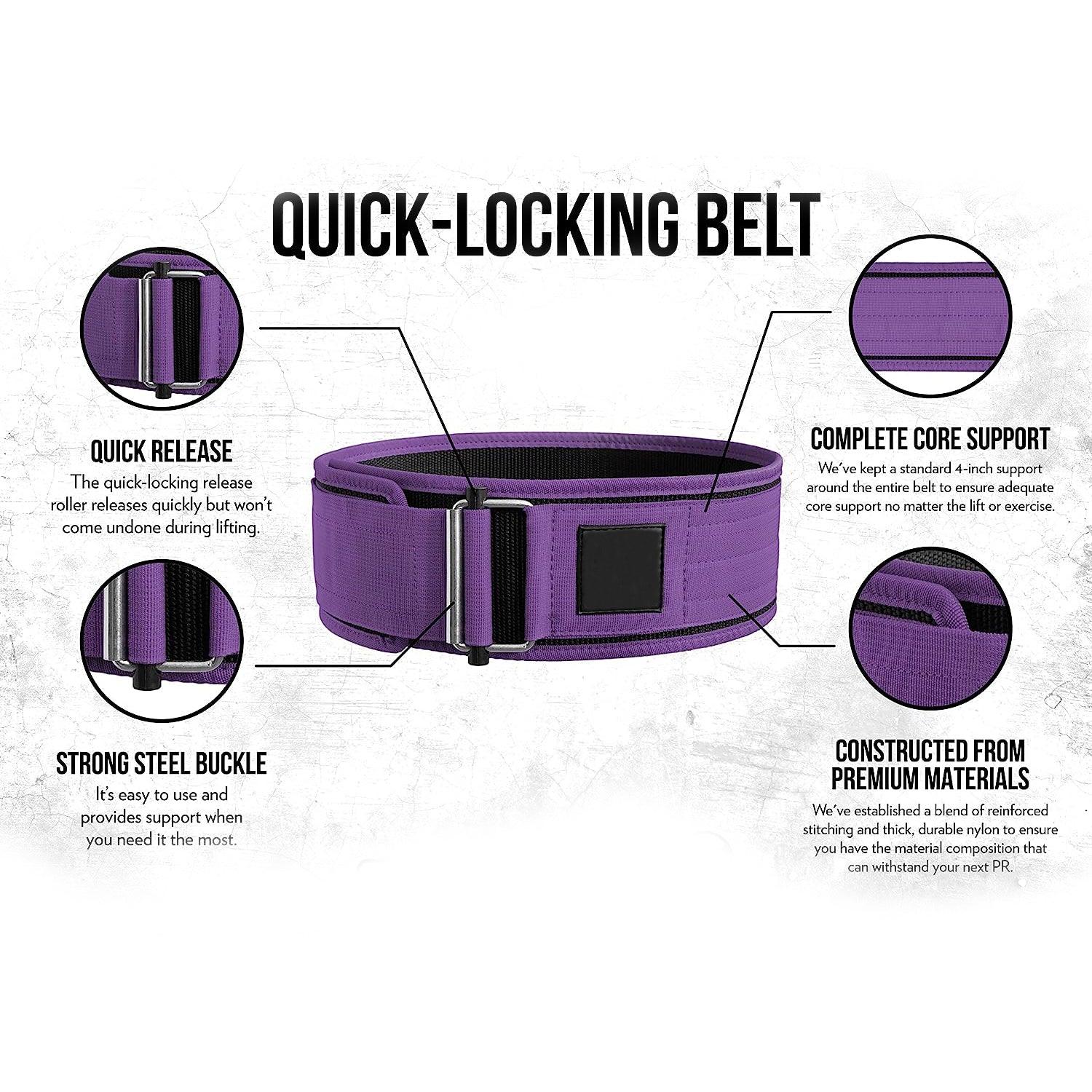 Powerlifting Belt UK - Weight Lifting Belt Gym Back Support Strap Workout Brace Exercise & Fitness - Tophatter Daily Deals