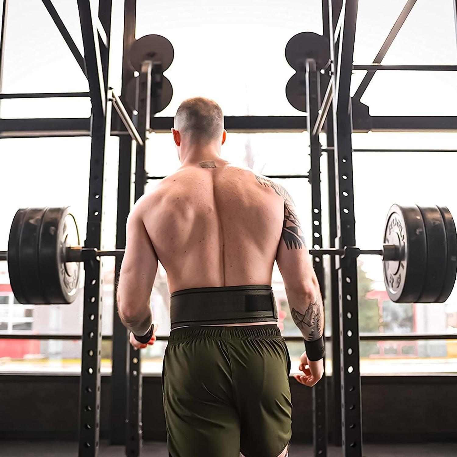 Powerlifting Belt UK - Weight Lifting Belt Gym Back Support Strap Workout Brace Exercise & Fitness - Tophatter Daily Deals