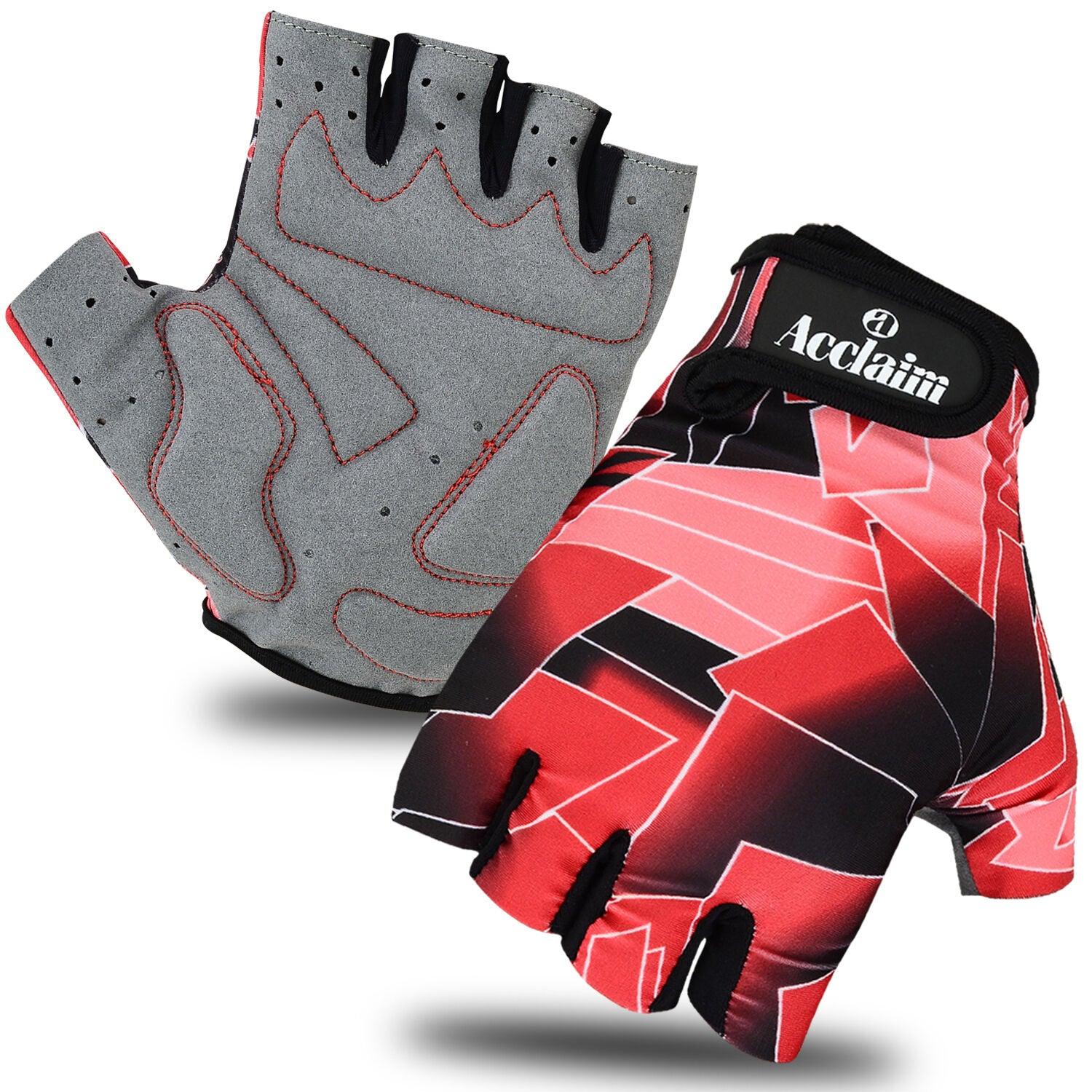 Gloves for Lifting Weights - Gel Padded Gloves Cycling Gym Gloves Weight Lifting Gloves Wheelchair Gloves Red Exercise & Fitness - Tophatter Daily Deals