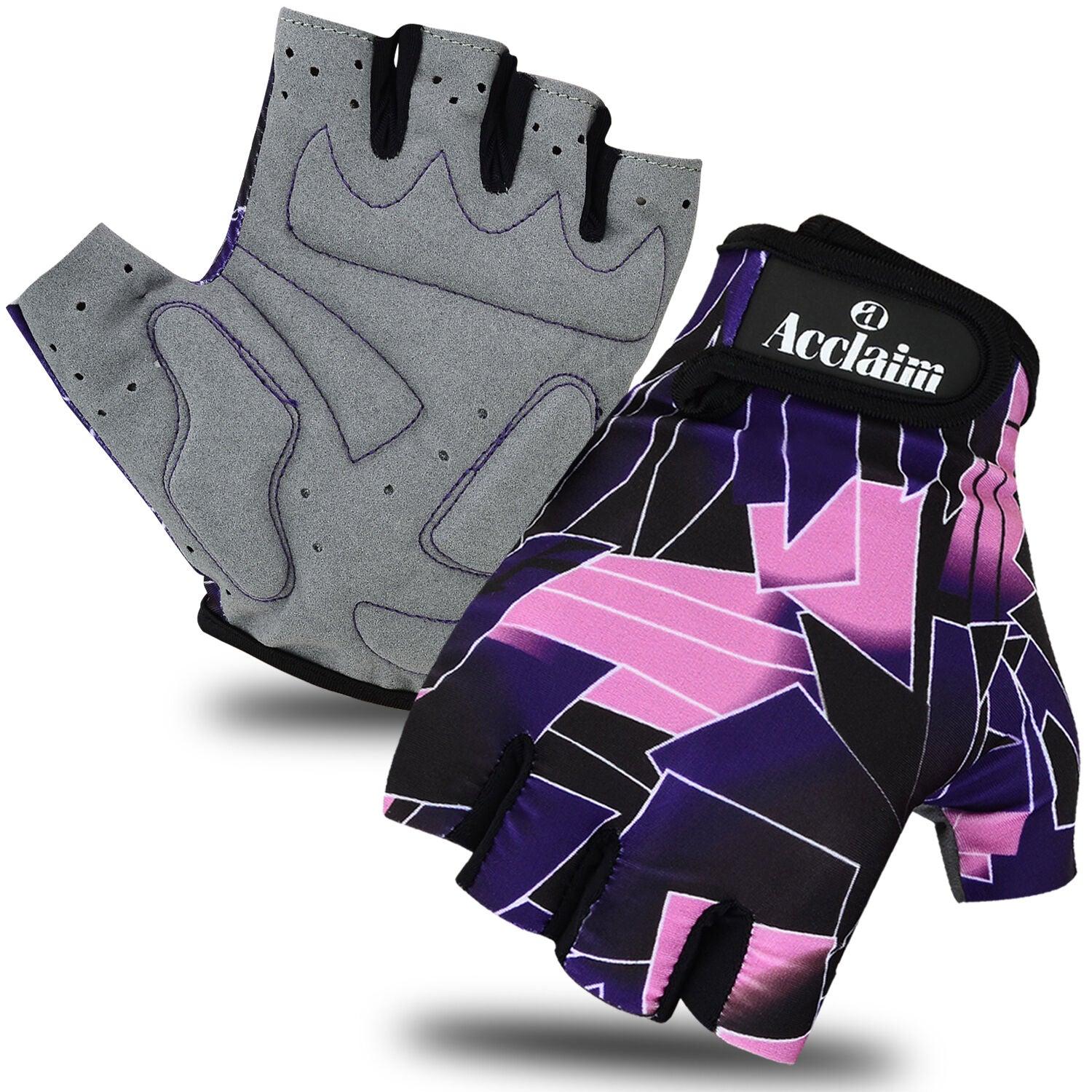 Gloves for Lifting Weights - Gel Padded Gloves Cycling Gym Gloves Weight Lifting Gloves Wheelchair Gloves Purple Exercise & Fitness - Tophatter Daily Deals