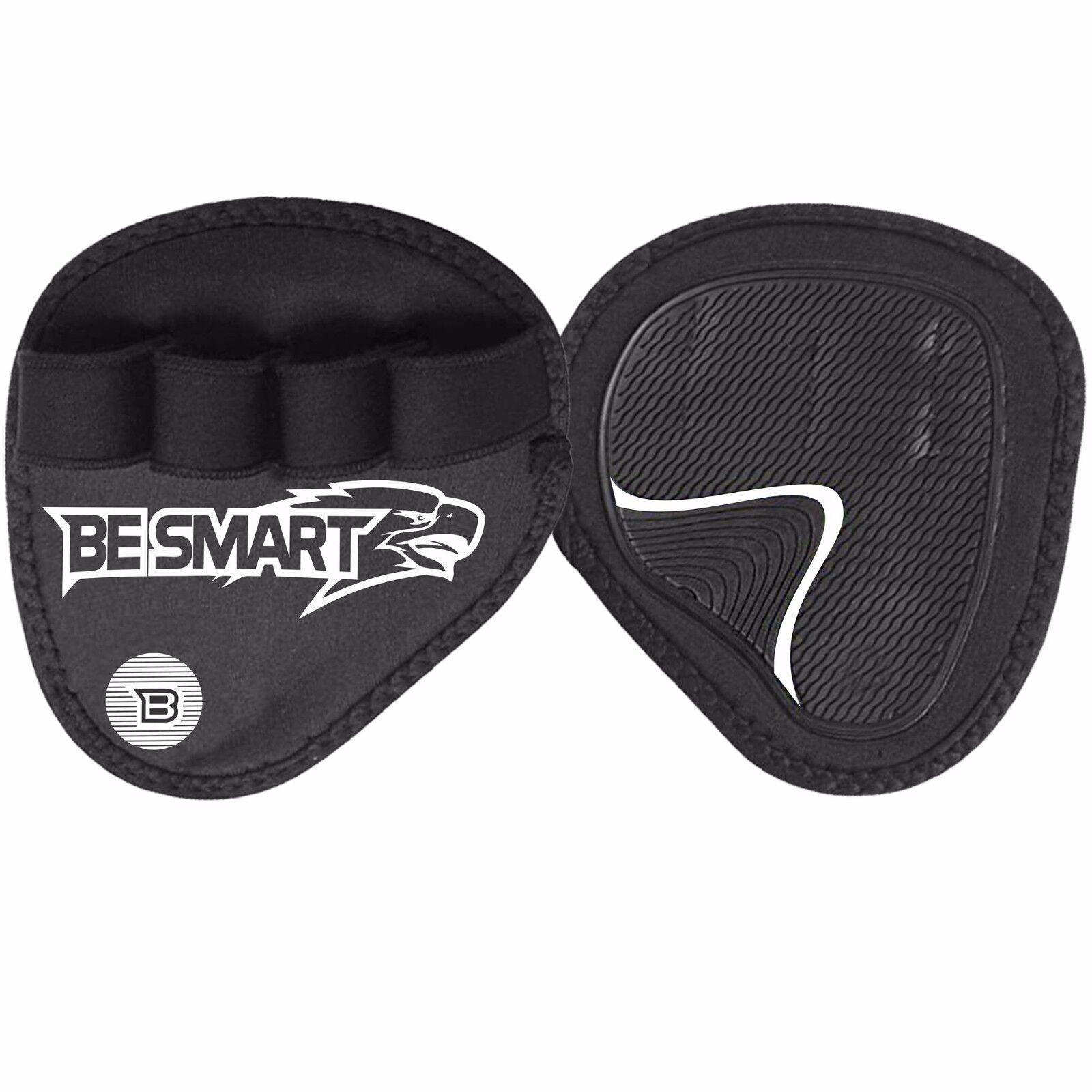 Weightlifting Hand Grips - Gym Grips Pads Hand Training Bar Straps Wrap Gloves White Exercise & Fitness - Tophatter Daily Deals