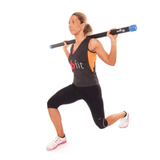 Aerobic Weight Bars - 66fit Aerobic Weighted Exercise Bars Exercise & Fitness - Tophatter Daily Deals