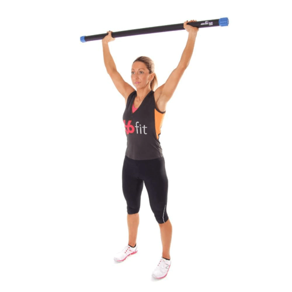 Aerobic Weight Bars - 66fit Aerobic Weighted Exercise Bars Exercise & Fitness - Tophatter Daily Deals
