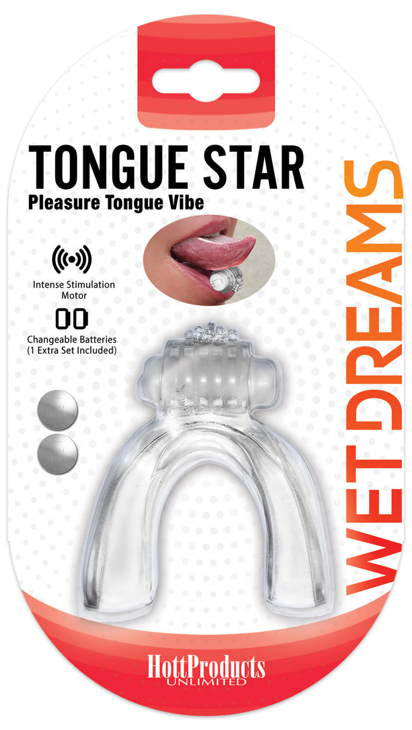 Wet Dreams Tongue Star Blue Vibrator for Oral Pleasure Fun > Vibrators > Unconventional - Tophatter Daily Deals