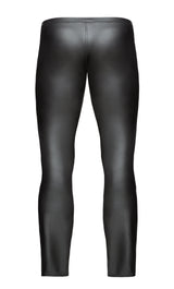 Wet Look Black Pants for Men with Zipper Detail > Clothes > Mens Latex - Tophatter Daily Deals
