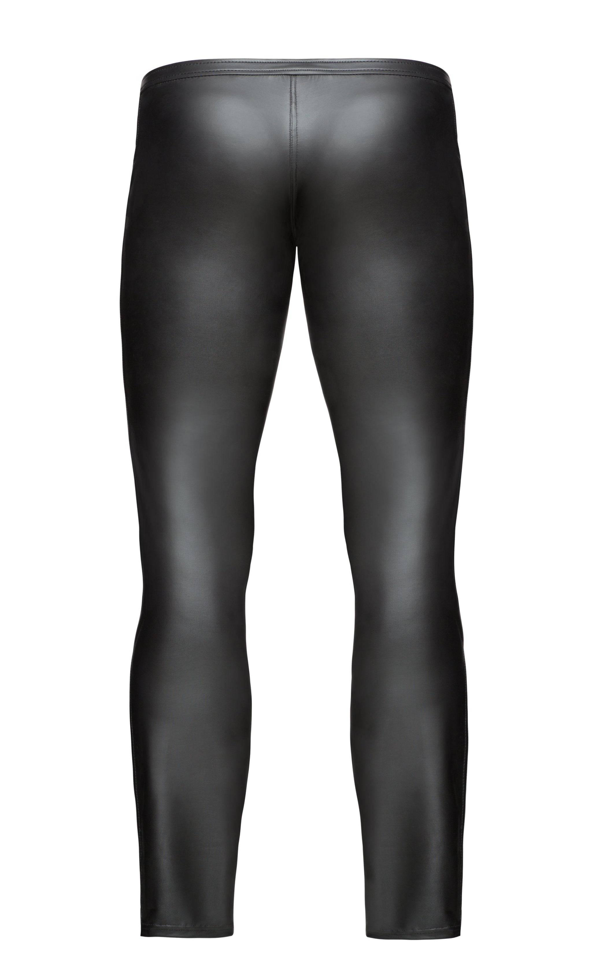 Wet Look Black Pants for Men with Zipper Detail > Clothes > Mens Latex - Tophatter Daily Deals