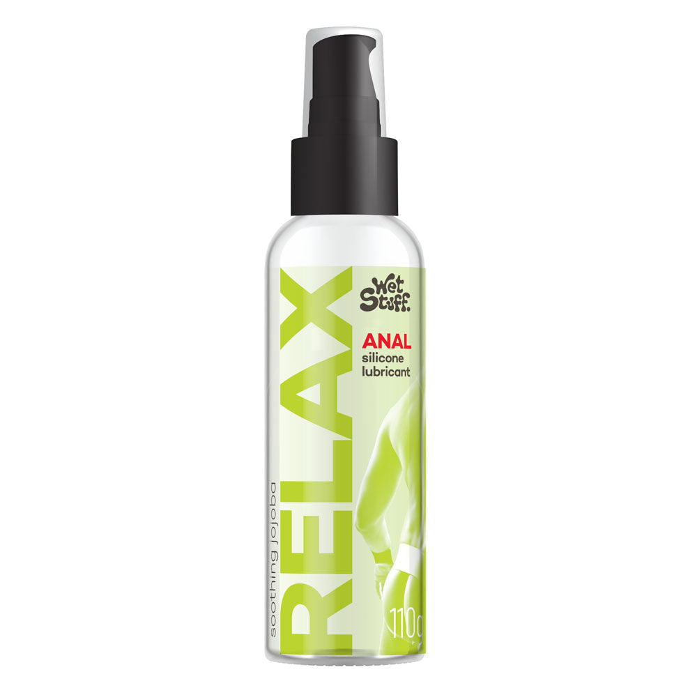 Wet Stuff Relax Anal Silicone Lubricant Pump 110g – Silicone Lubricant > Lube > Anal - Tophatter Daily Deals