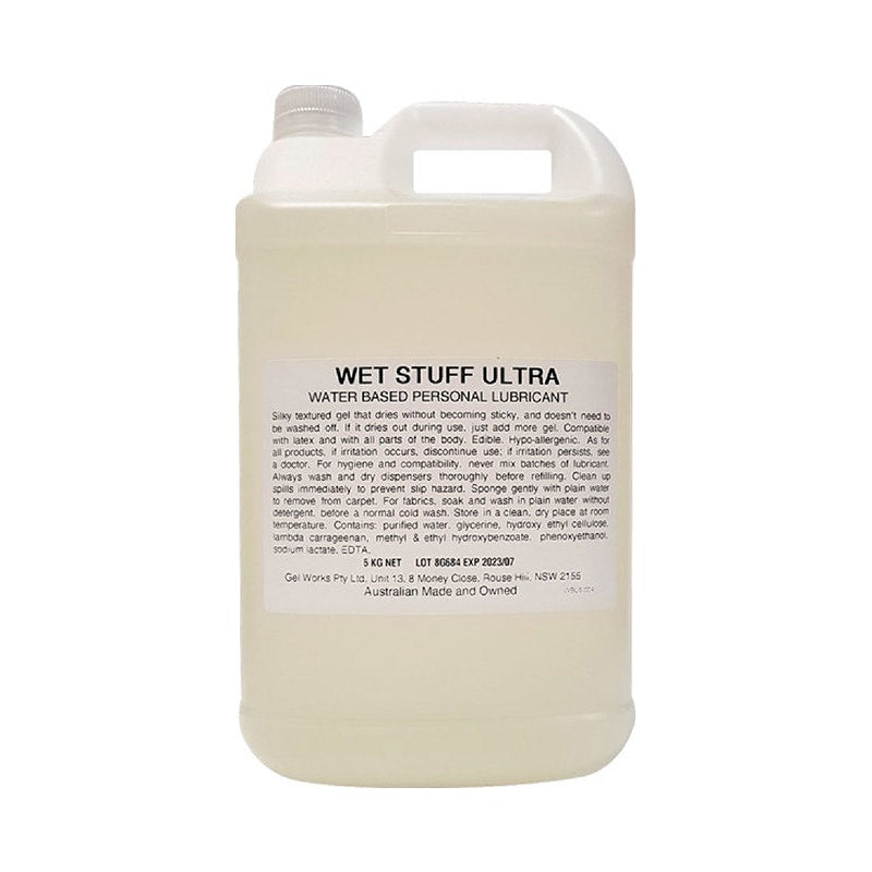 Wet Stuff Ultra – 5kg Water-Based Lubricant > Lube > Water Based - Tophatter Daily Deals