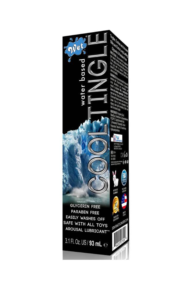 Wet - Cool Tingle Water Based Lubricant - 3 Oz Liquid - Tophatter Daily Deals