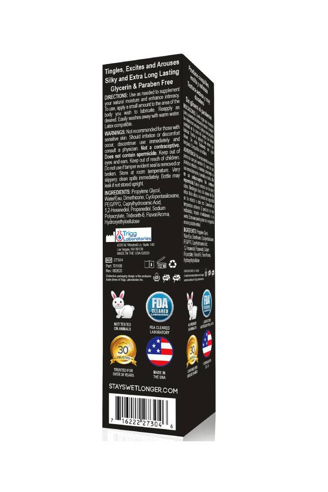 Wet - Cool Tingle Water Based Lubricant - 3 Oz Liquid - Tophatter Daily Deals
