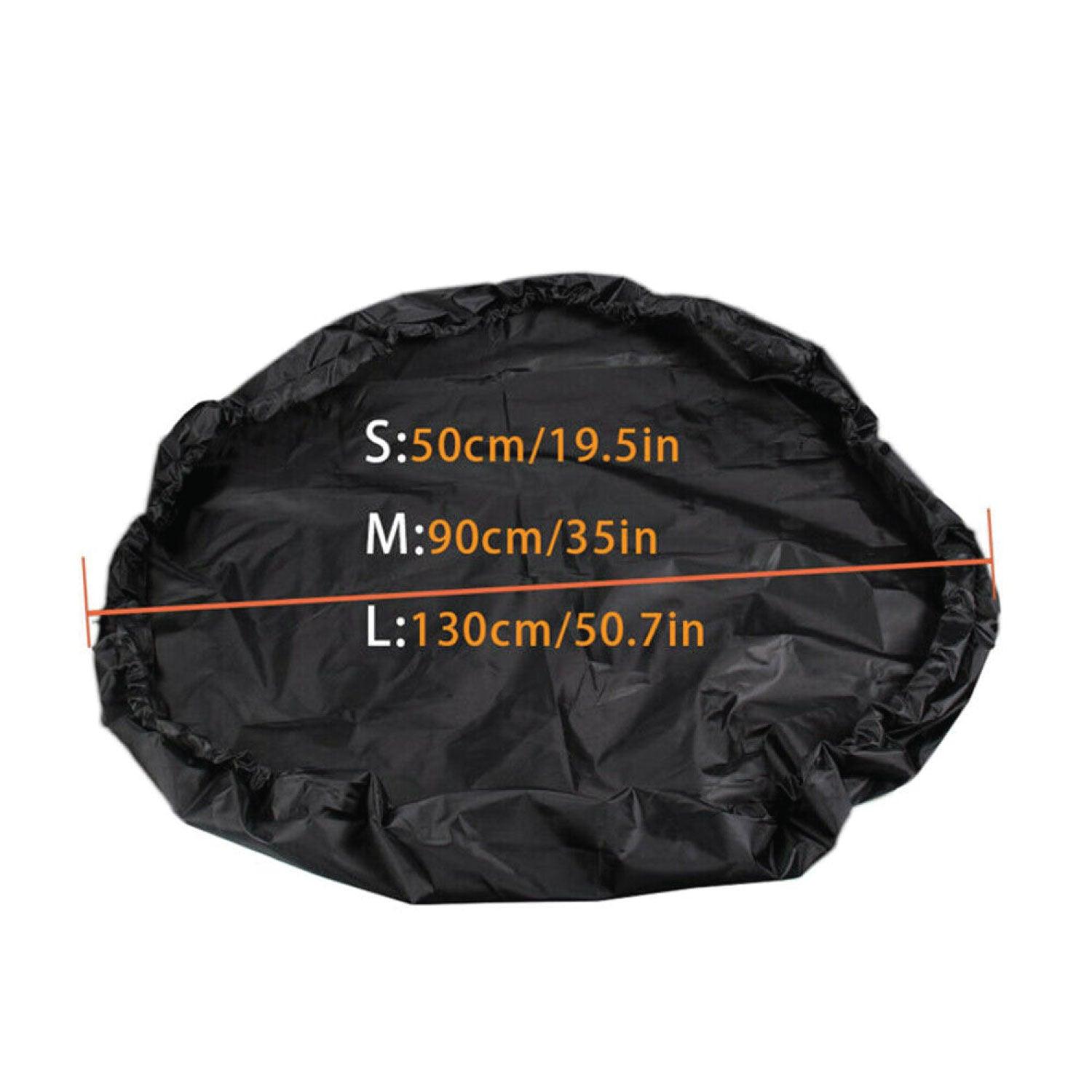 Wetsuit Changing Mat - Waterproof Portable Surf Diving Beach Changing Mat, Open Water Accessory, Black Diameter 130CM Sports & Outdoor - Tophatter Daily Deals