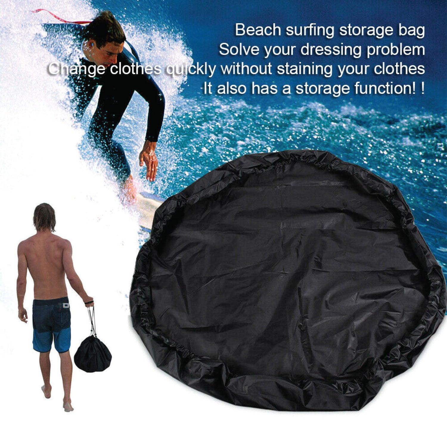 Wetsuit Changing Mat - Waterproof Portable Surf Diving Beach Changing Mat, Open Water Accessory, Black Sports & Outdoor - Tophatter Daily Deals