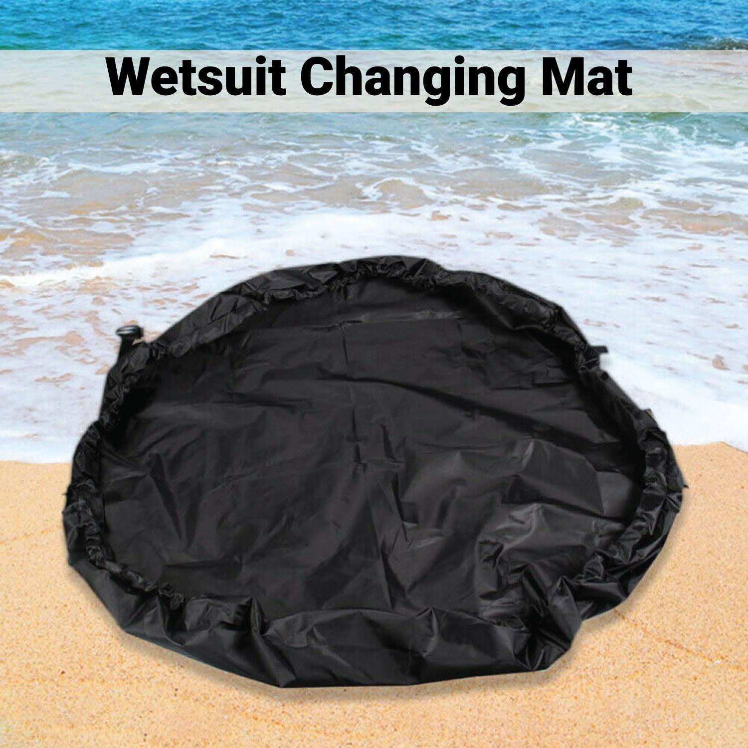 Wetsuit Changing Mat - Waterproof Portable Surf Diving Beach Changing Mat, Open Water Accessory, Black Diameter 50CM Sports & Outdoor - Tophatter Daily Deals