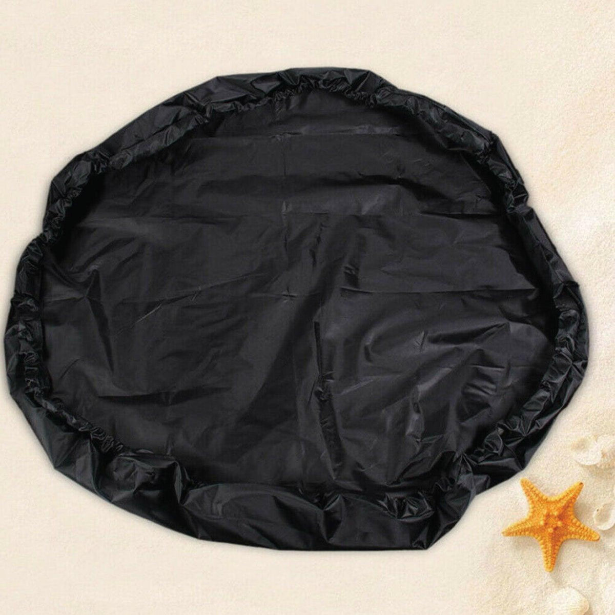 Wetsuit Changing Mat - Waterproof Portable Surf Diving Beach Changing Mat, Open Water Accessory, Black Diameter 90CM Sports & Outdoor - Tophatter Daily Deals