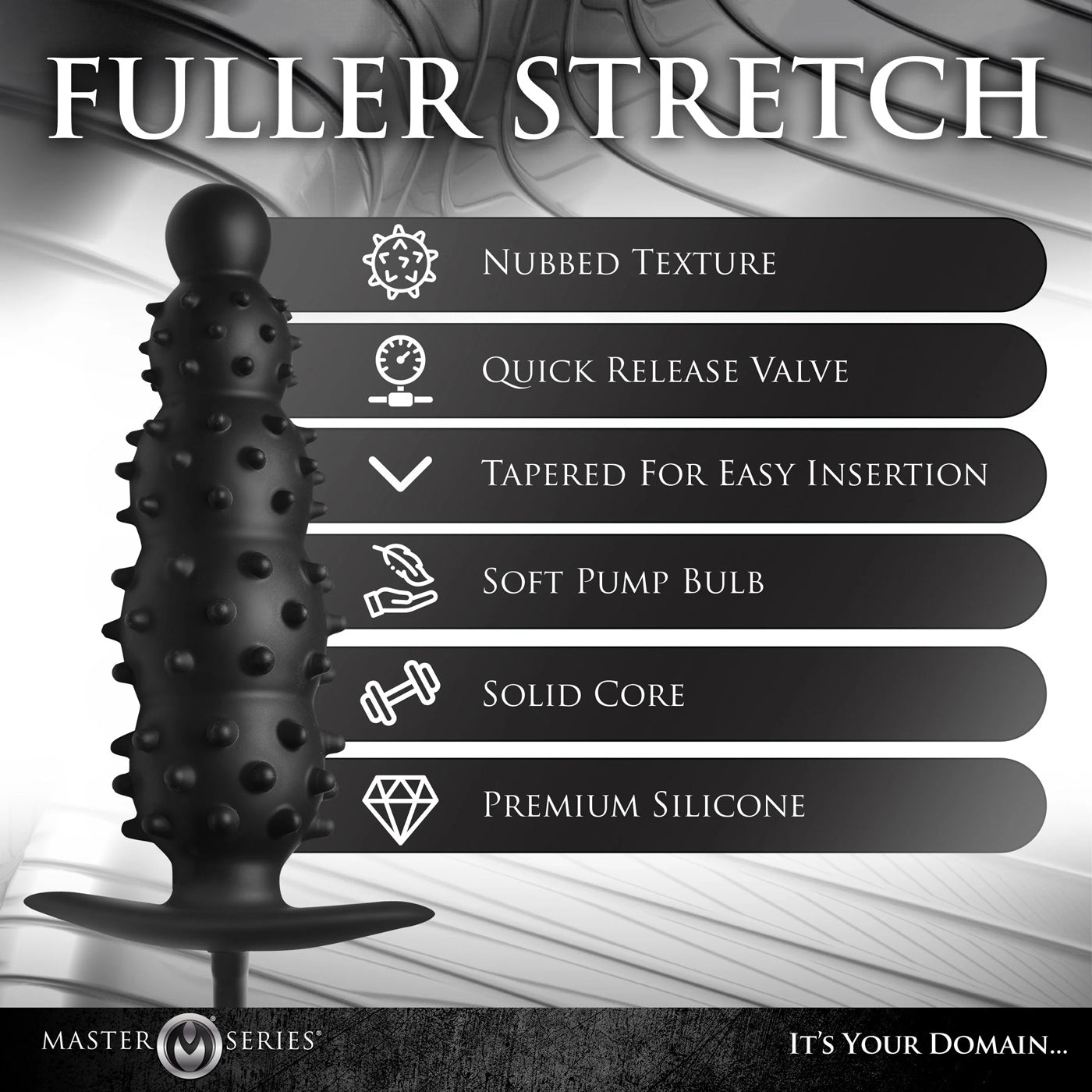 Ass Puffer Nubbed Inflatable Anal Plug > Anal Range > Tunnel and Stretchers - Tophatter Daily Deals