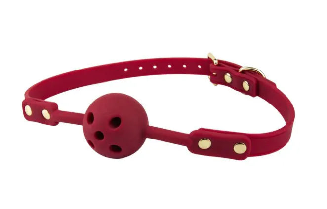 Temptasia Ardor – Breathable Silicone Ball Gag with Adjustable Strap > Bondage Gear > Gags and Bits - Tophatter Daily Deals
