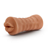 M for Men Isabella Mocha Realistic Vibrating Male Stroker Sleeve > Sex Toys For Men > Masturbators > Vibrating - Tophatter Daily Deals