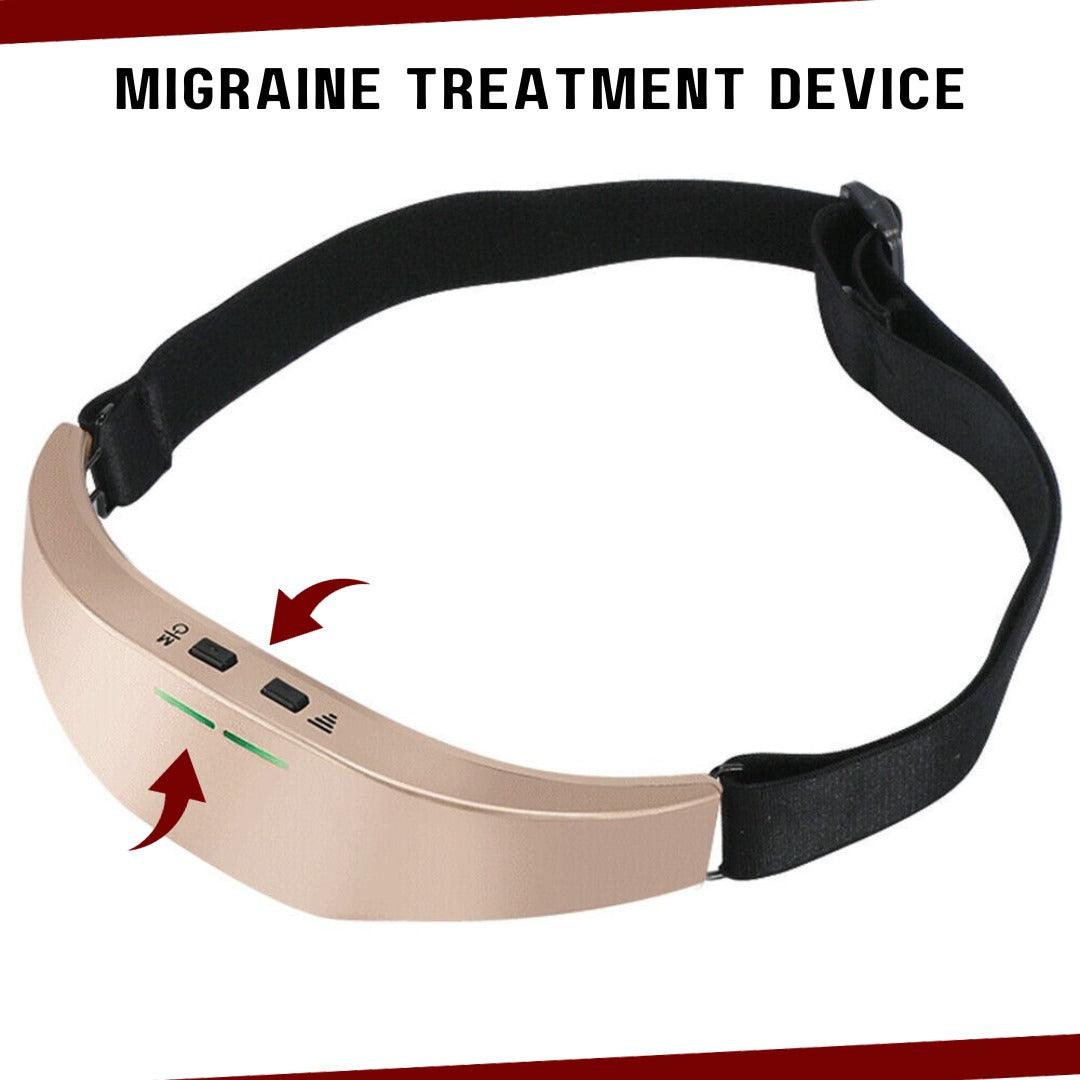 Tens Machine for Migraine - Electric Head Massager Migraine PainRelax Device Headache Relief Aid Therapy SDJ Gold Health & Beauty - Tophatter Daily Deals