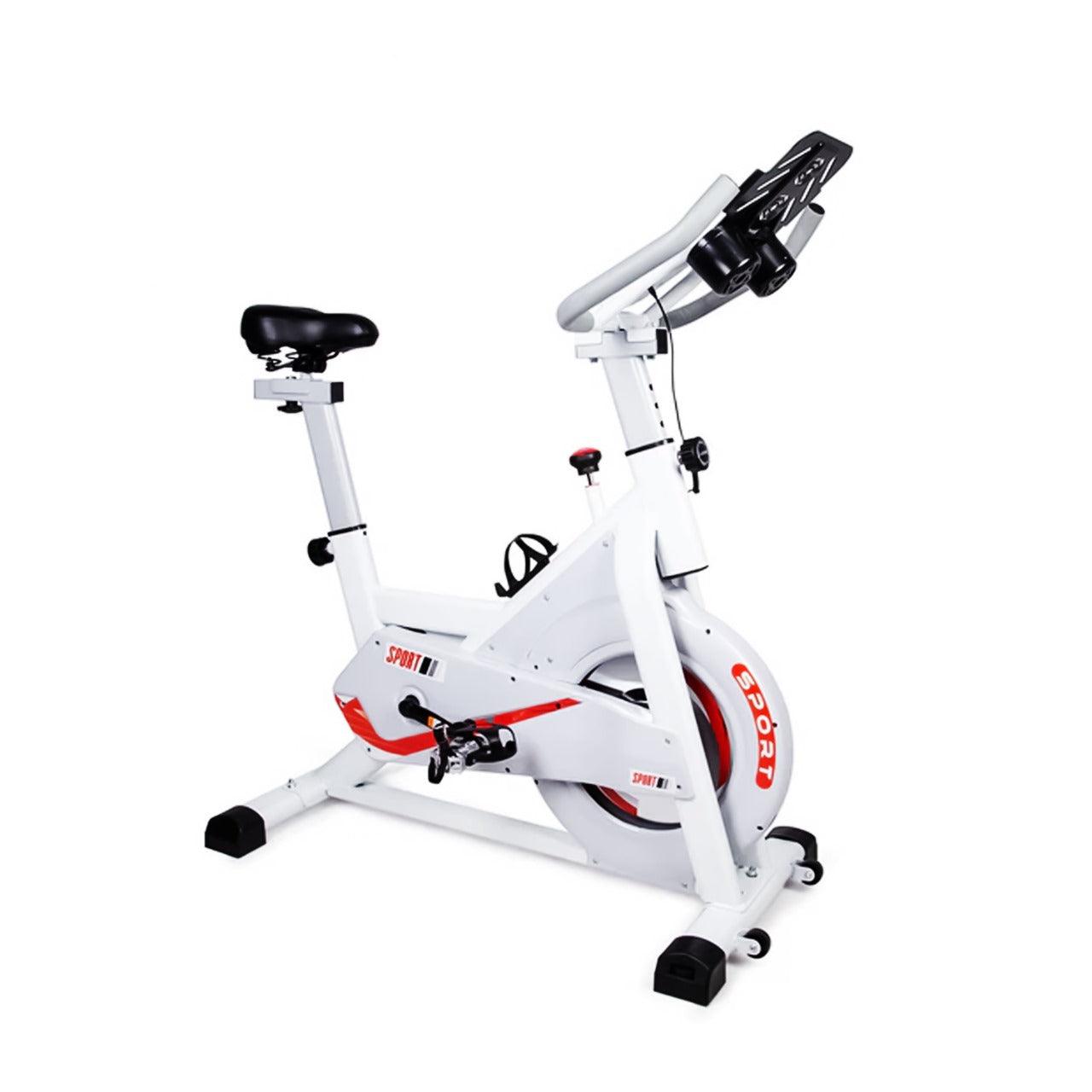 Best Exercise Bike for Home - Heavy Duty Exercise Bike Home Gym Bicycle Cycling Cardio Fitness Indoor Workout Exercise & Fitness - Tophatter Daily Deals