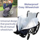 Waterproof Wheelchair Blanket - Mobility Scooter Cover Full Weather Protection Navy Cosy Aidapt Personal Care - Tophatter Daily Deals