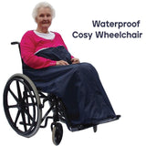 Waterproof Wheelchair Blanket - Mobility Scooter Cover Full Weather Protection Navy Cosy Aidapt Personal Care - Tophatter Daily Deals