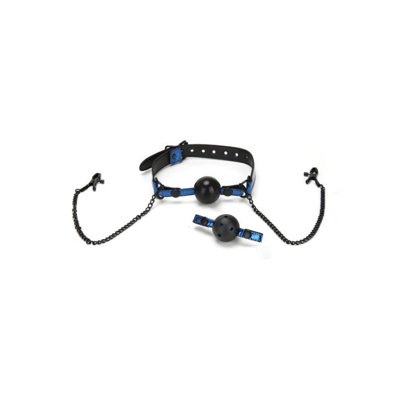 Whip Smart Diamond Ball Gag with Nipple Clips > Bondage Gear > Gags and Bits - Tophatter Daily Deals