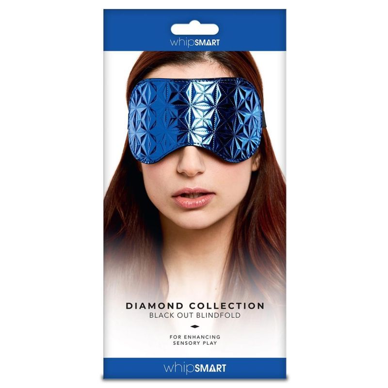 Whip Smart Diamond Blindfold in Blue > Bondage Gear > Blindfolds - Tophatter Daily Deals